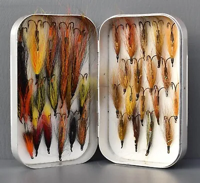 Wheatley   Fly  Box  +  35  Salmon  Flies • $56.02