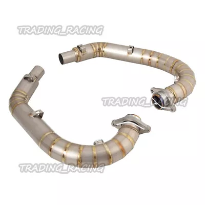 For Moto Guzzi V85 TT 2019-2021 Exhaust System Header Link Pipe Titanium Alloy • $270.16