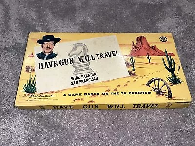 Have Gun Will Travel Board Game (pieces Missing/for Parts) • $20