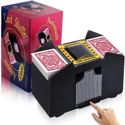Automatic Card Shuffler: Battery-Operated 1/2/4/6 Decks Poker Blackjack • $24.41