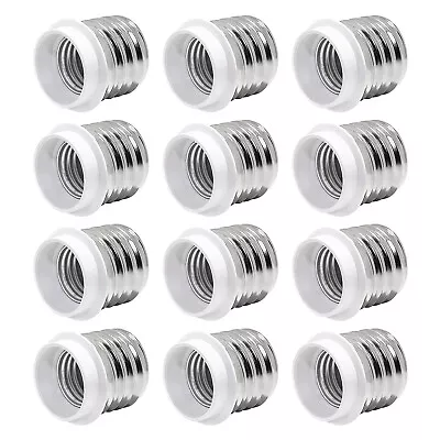 12-Pack E39/E40 To E26/E27 Adapter Screw Light Bulb Socket Adapter Converter • $19.99