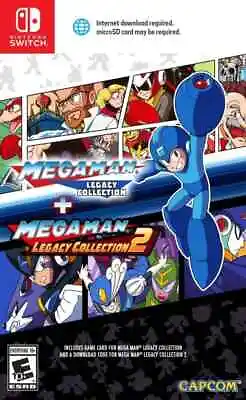Mega Man: Legacy Collection 1 + 2 Switch Brand New Game (2018 Platform) • $31.95