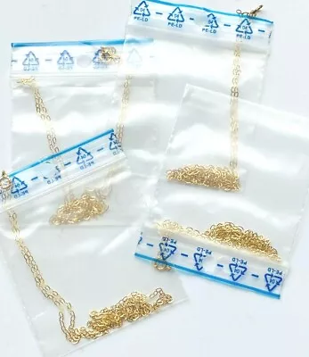 £28 • Buy 9 Ct  Yellow  Gold Chain New  Trace Extra Strong 16 Inch