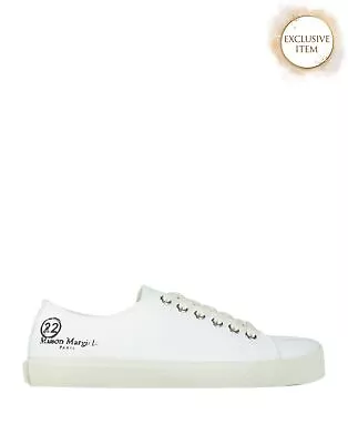 RRP €520 MAISON MARGIELA Canvas Tabi Toe Sneakers US11 UK8 EU41 Low Top Lace Up • $16.18