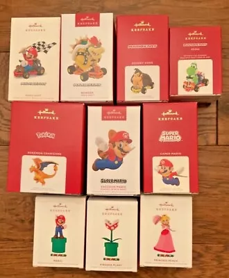 Hallmark Keepsake Nintendo Mario Kart Pokeman $9 & Up - You Pick • $8.99