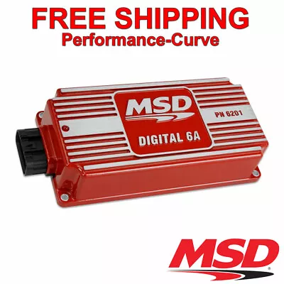 MSD Digital 6A Ignition Control Box For 4/6/8 Cylinder Engines - 6201 • $299.95