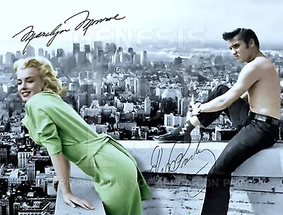 Marilyn Monroe 8.5x11 Elvis Presley Autograph Signed Photo Signature Reprint • $9.95