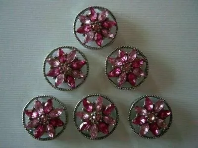 2 Hole Slider Beads Wheels Pink  #7 • $6.95