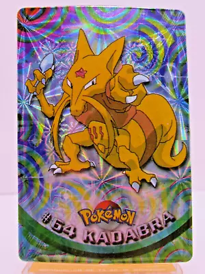 90's Pokémon Vending Holo STICKER Card Topps TV Animation #64 Kadabra • $0.99