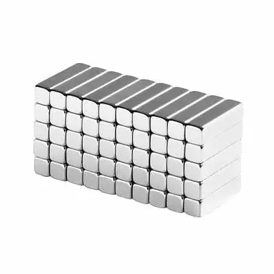 1/2 X 1/8 X 1/8 Inch Neodymium Rare Earth Bar Magnets N48 (50 Pack) • $14.99