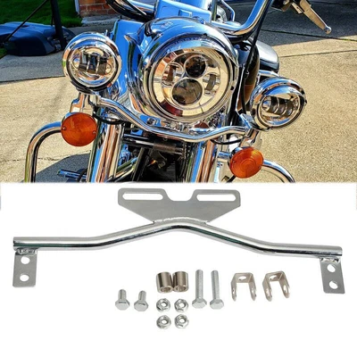 $31.79 • Buy Chrome Motorcycle Light Bar For Yamaha V-Star XVS 250 650 950 1100 1300 XVZ1300