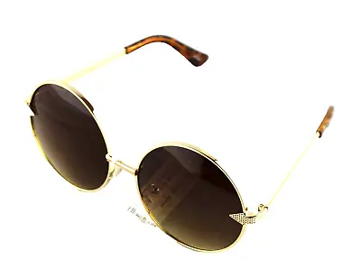 SUNGLASSES - OVERSIZED ROUND GOLD FRAME RETRO  Women Men • $12.99