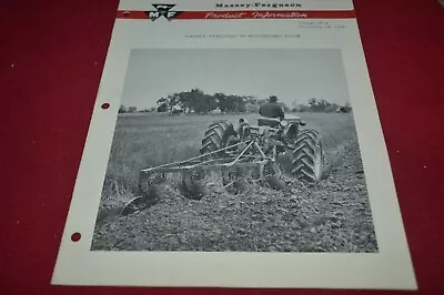 Massey Ferguson 74 Mounted Plow For 1958 Dealer's Brochure RCOH  • $18.99