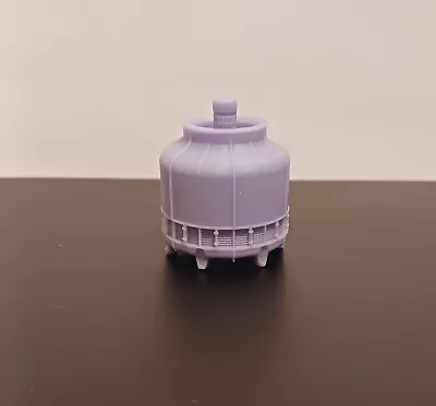 1:87th H.O. Scale 15T Cooling Tower: Rail Car Load Qty:2 (Grey) • $14