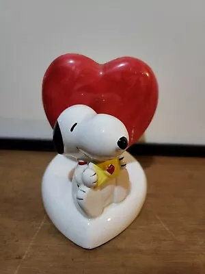 RARE Vintage 1966 Snoopy Ceramic Heart Planter • $29.99