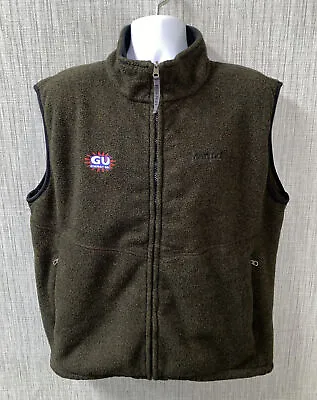 Marmot Mens Brown Full Zip Fleece Vest Size XL • $16.99