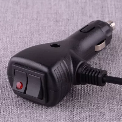 12V Car Cigarette Lighter Socket Adapter Plug On/Off Trigger Momentary Switch A1 • £12.28