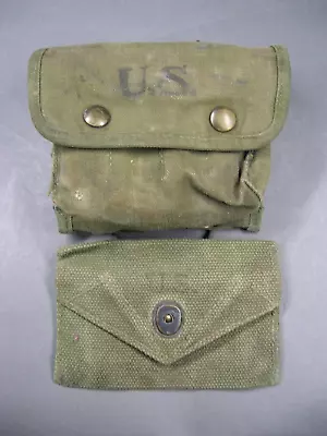 WWII U.S. Army/Marines Jungle First-Aid Pouch Set • $16.50