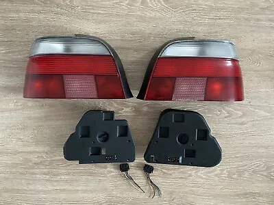 Bmw E39 Sedan Euro Tail Lights Rear Oem Prefacelift White Hella 540 M5 # 2496298 • $210