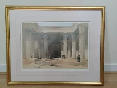 Fine Lithograph - Grand Portico Of The Temple Of Philae By David Roberts R.A. • £245