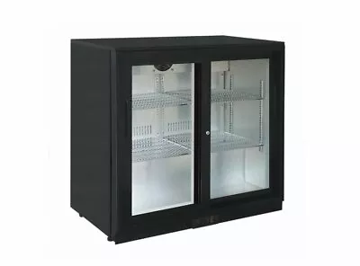 £775 • Buy  Commercial Double 2 Door Bar Bottle Display Cooler Fridge Chiller Beer Wine