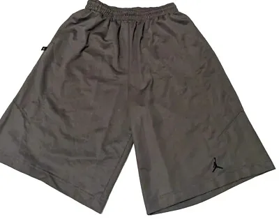 Men's Vintage Air Jordan Y2K Long Polyester Shorts [Dark Gray - Large] • $29.95