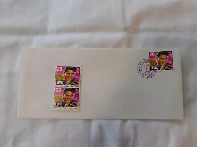 ELVIS PRESLEY ~Commerative Stamped Envelope And  ~*2/29c Stamps/   • $3.50