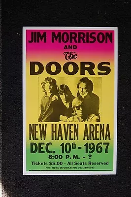 $6 • Buy The Doors 1967 Color Poster New Haven---