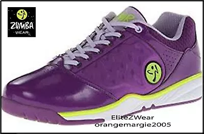 ZUMBA SHOES TRAINERS HIP-HOP SALSA W Max Support +ZSlide FREE SHIP Sz.5.5 Or 6 • £105.12