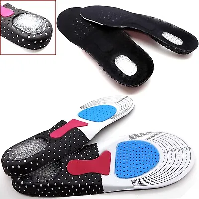 £3.19 • Buy Orthotic Insoles For Arch Support Plantar Fasciitis Flat Feet Back & Heel Pain