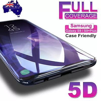 Samsung Galaxy S9 S8 Plus Note 9 8 5D Full Cover Tempered Glass Screen Protector • $7.95