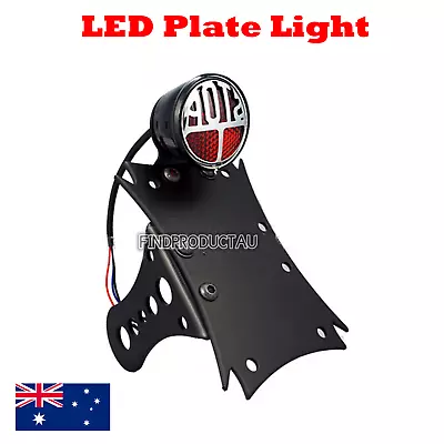 $49.82 • Buy LED License Plate Tail Light Harley V-Rod Night Street Chopper Bobber Sportster