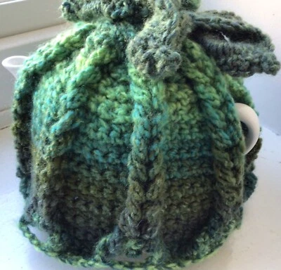 £5 • Buy Crocheted Tea Cosy Medium Size
