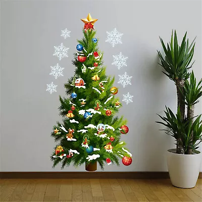 Merry Christmas Tree Household Room Wall Sticker Mural Decor Decal Removable • $10.61