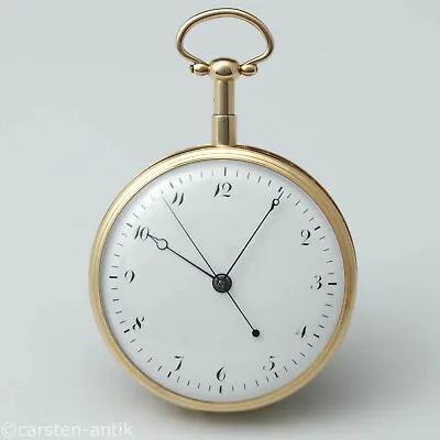 Unique Urban Jurgensen No. 11 Dead Beat Gold Pocket Watch Minute Repeater 1809 • $39800