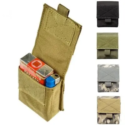 Tactical Waist Bag EDC Molle Belt Waist Pouch Small Utility Gadget Gear Tool Bag • £6.56