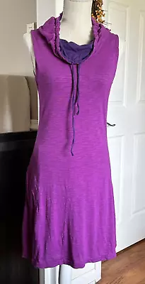 Kuhl Reversible Vega Dress Small Women's Sleeveless Purple Fushia Cowl Neck • $18.88