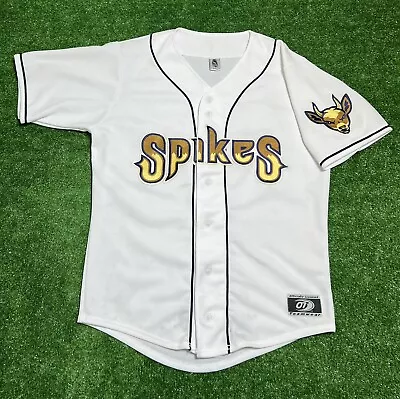 State College Spikes MiLB MLB Draft League Minor League Baseball Jersey Mens S • $54.99