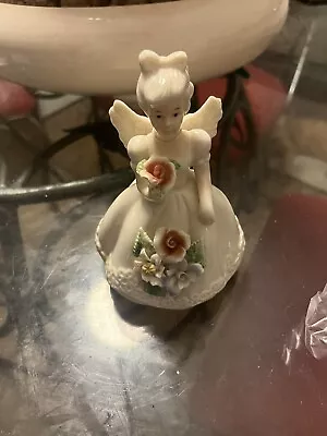 Vintage Porcelain Angel Bell Capodimonte Flowers • $10