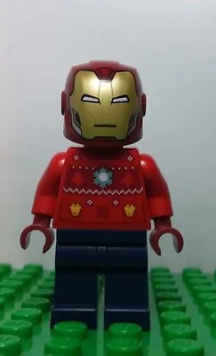$8.50 • Buy Iron Man Tony Stark Christmas Sweater Marvel Advent 76196 LEGO® Minifigure
