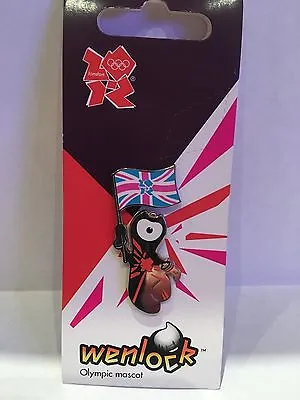 London Olympics 2012 Wenlock With Union Jack Flag Metal Lapel Pin • $6.90