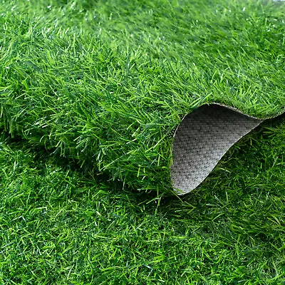 Fake Artificial Grass Garden Lawn Astro Turf Greengrocer Mat Lawn Ma • £11.25