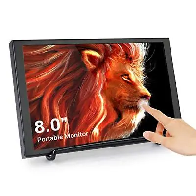  8 Inch Touchscreen Monitor Portable Screen HDMI-Compatible LCD Display  • $143.02