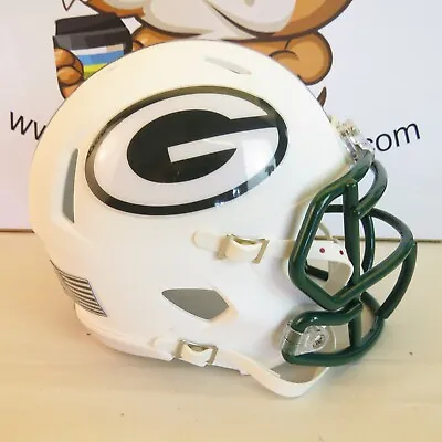 Green Bay Packers Custom Mini Helmet White • $59