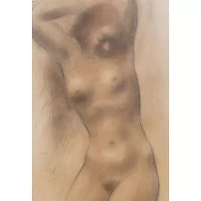 Willi Schmid Women's Nude Erotic Munich Secession Monogram Pastel Drawing • $405.46