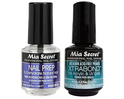 Mia Secret Nail Prep & MINI Xtrabond Primer - 0.25 Oz Each - COMBO PACK • $11.52