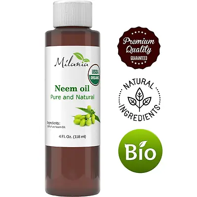 Neem Oil Premium Organic - Virgin Cold Pressed Unrefined 100% Pure • $11.65