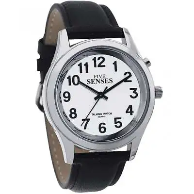 Mens Five Senses Talking Watch - Alarm Day And Date - 1267 • £37.49