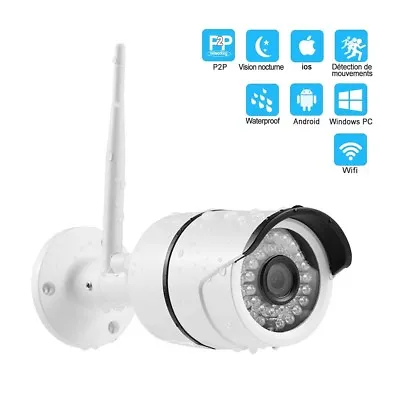 Outdoor Security Camera IP Camera 720P HD WiFi Home Waterproof Camera  • £65