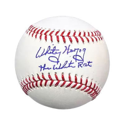 Whitey Herzog St Louis Cardinals Autographed Baseball The White Rat Insc-JSA • $89.99